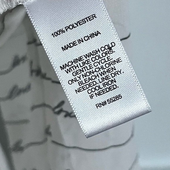 Express • White Black Portofino Love Blouse - Picture 4 of 5